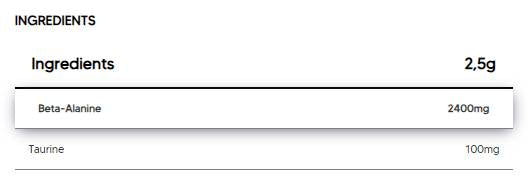 Beta -alanin prah - 300 gramov