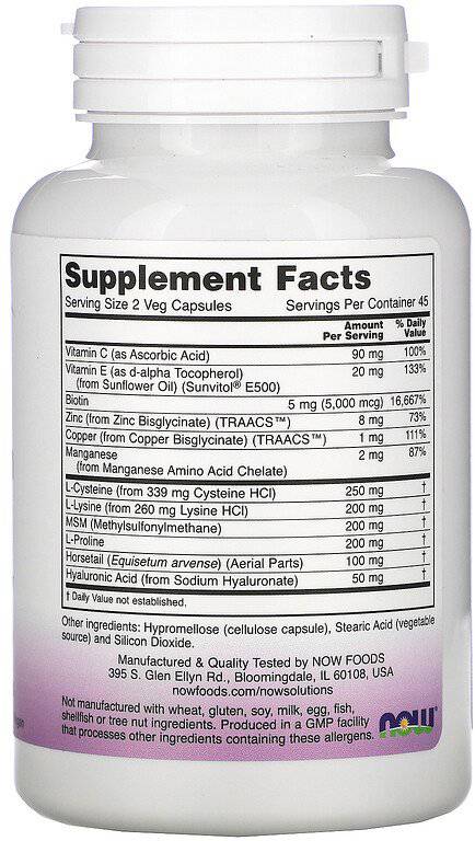 Veganski lasje, koža in nohti - 90 kapsul