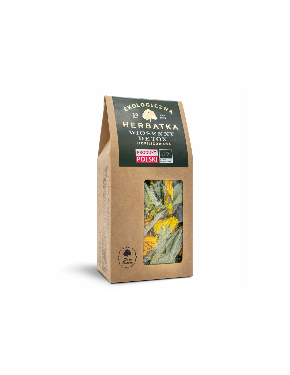 Liofiliziran zeliščni čaj Spring detox Bio, 25 g <tc>Dary Natury</tc>