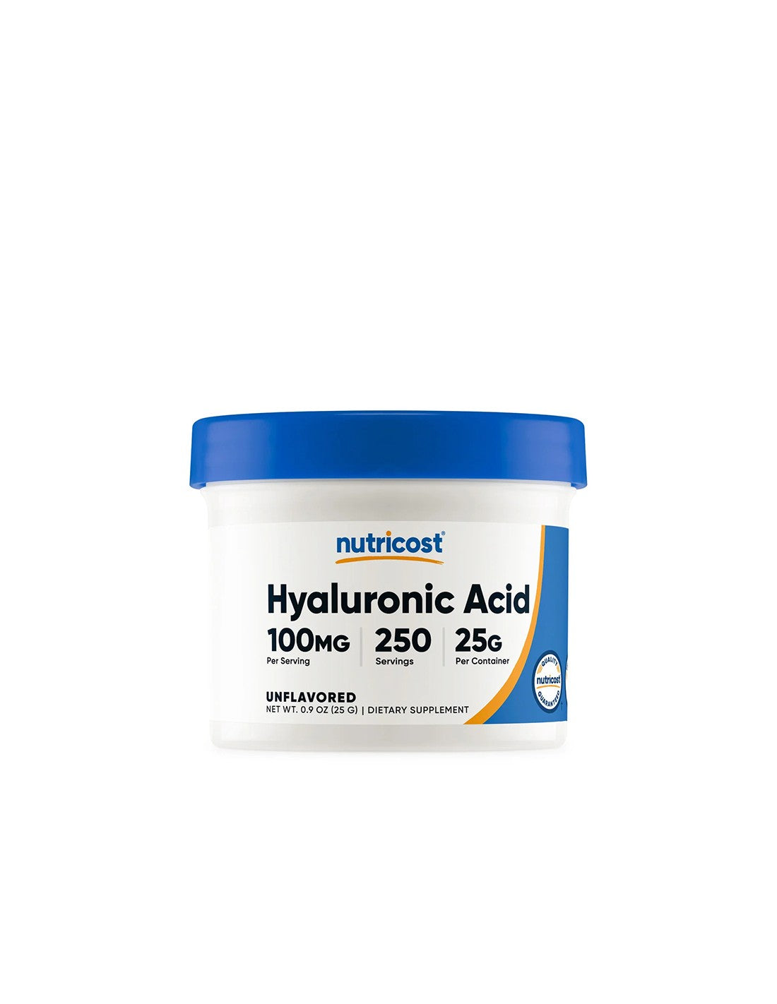 Lasje in koža - Hialuronska kislina, 25 g <tc>Nutricost</tc> prašek