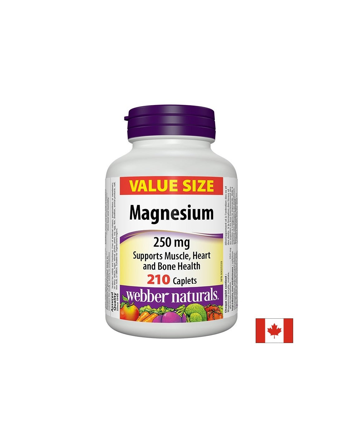Magnezij - magnezij (oksid, malat, glicerofosfat) 250 mg, 210 kapetov