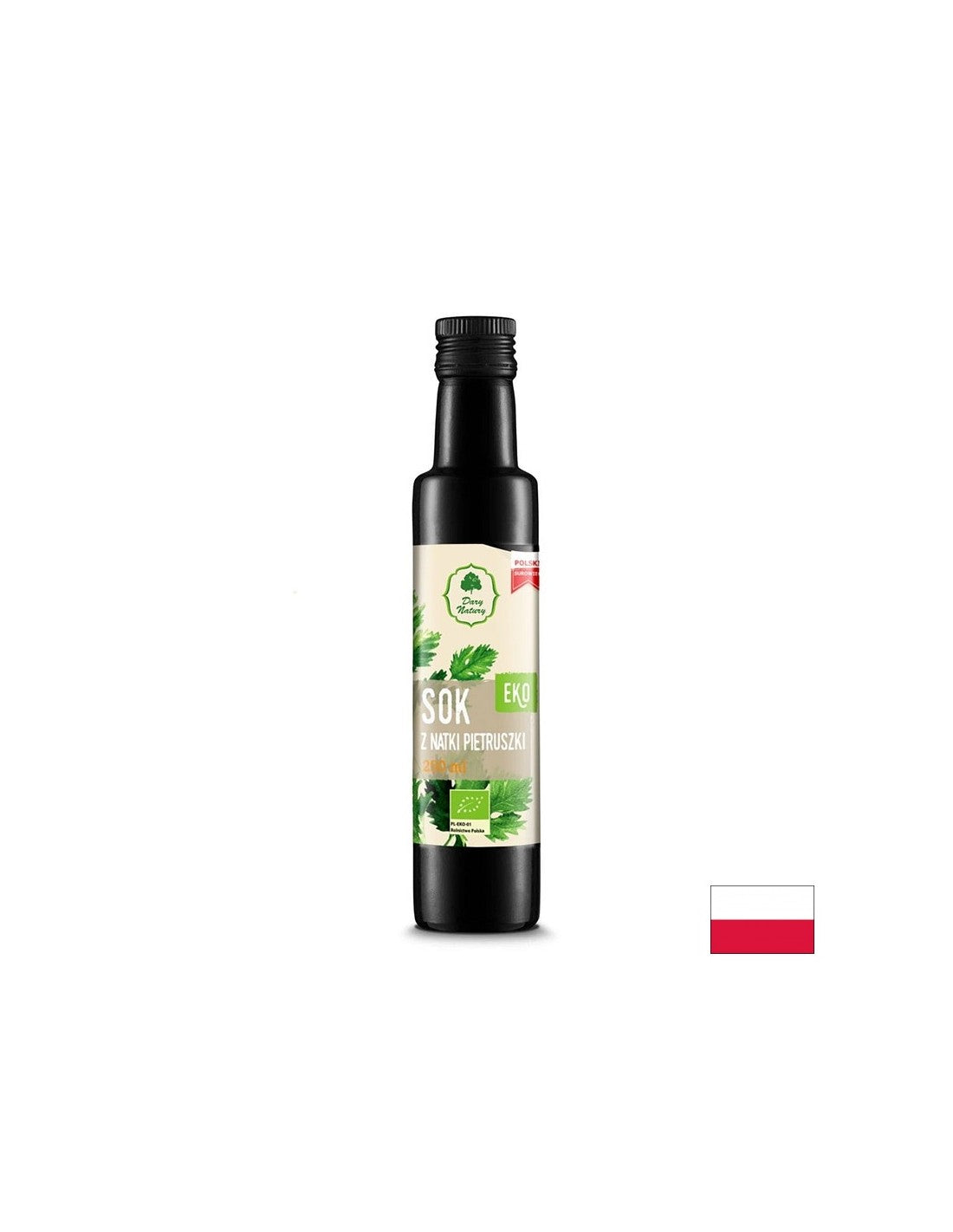 Organski peteršiljski sok za dodajanje pijač in obrokov - diuretik in razstrupljajoči učinek, 250 ml, 5 odmerkov