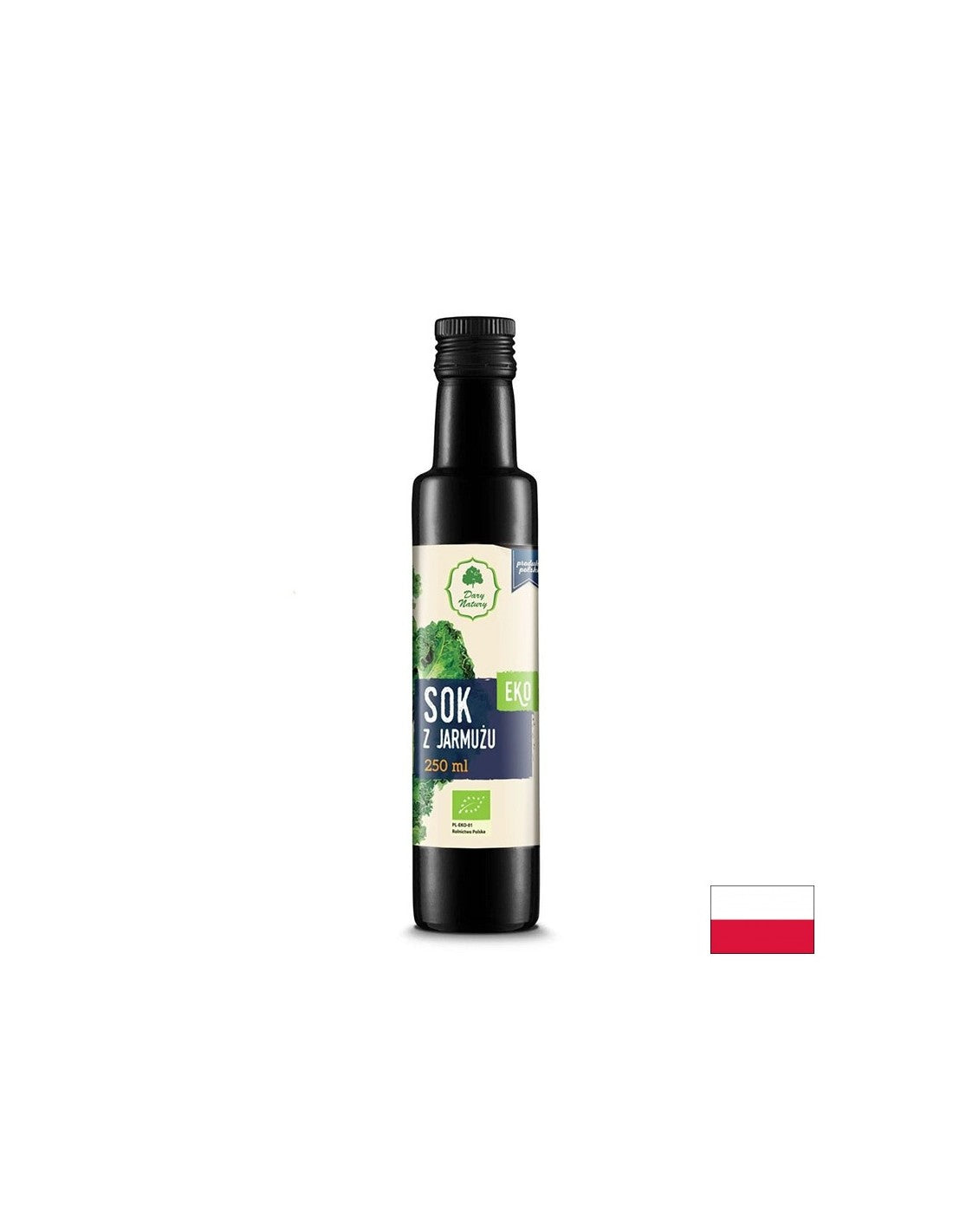Organski kale sok - srce in presnovno zdravje - dodajati pijačo, 250 ml