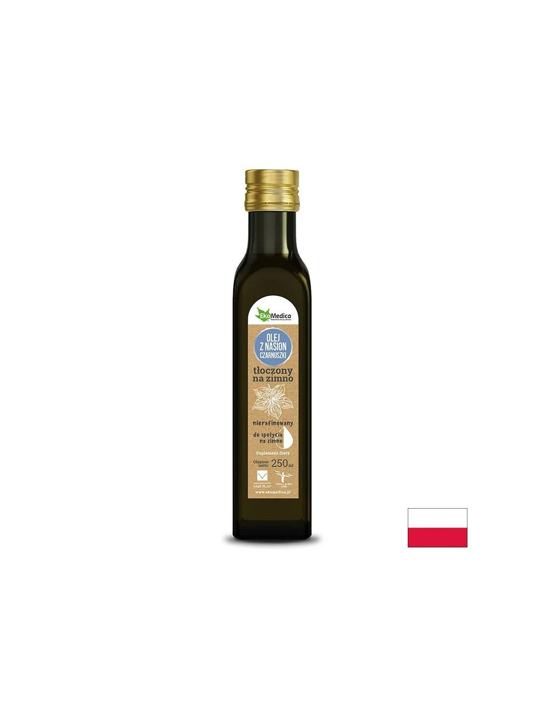 Hladno stisnjeno črno kumino olje, 250 ml