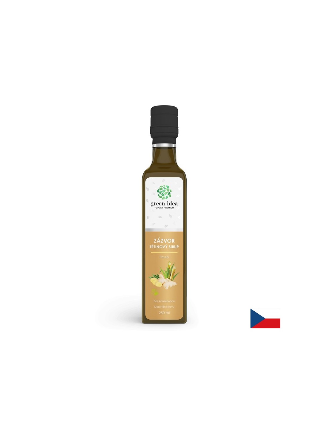Dobra prebava in dihalni sistem - trsni sirup z ingverjem, 250 ml