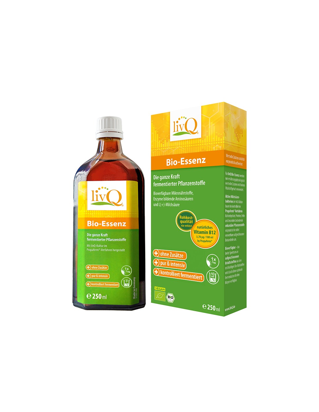 Sirup s fermentiranimi rastlinskimi izvlečki Bio, 250 ml <tc>LivQ</tc>