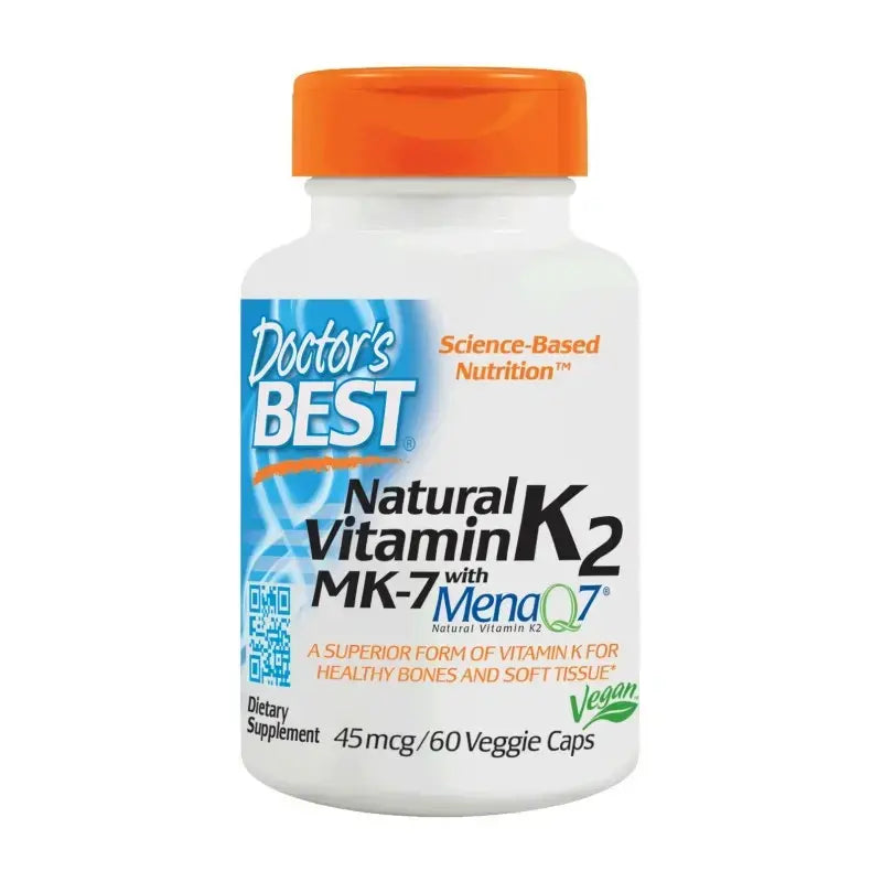 Najboljši naravni vitamin K2 MK -7 45 mcg - 60 kapsul