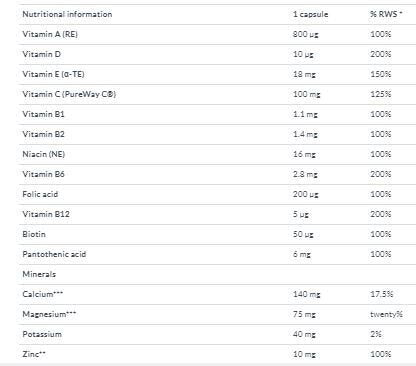 Vita-Min Plus Senior  30 Caps. OLIMP - Feel You