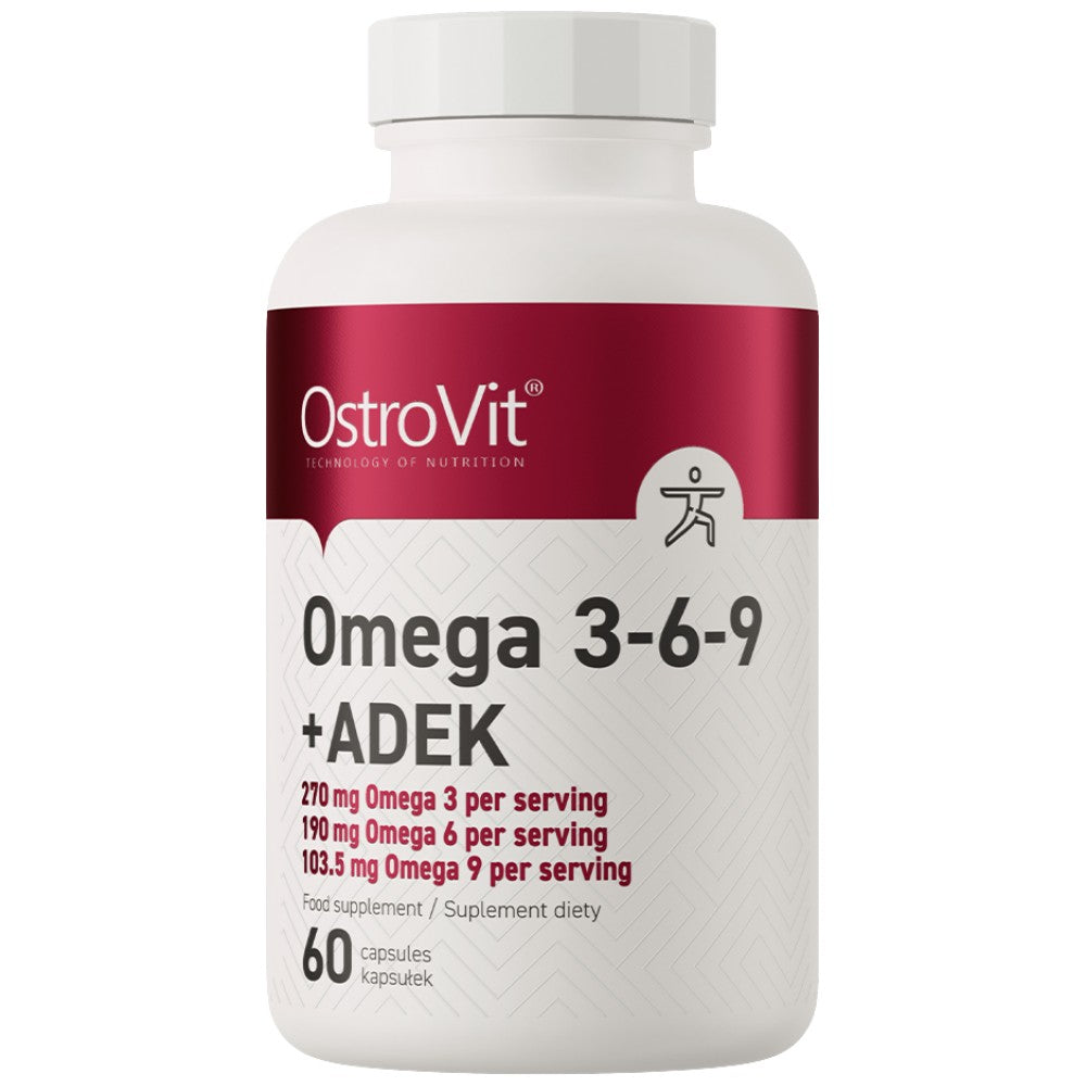 Omega 3-6-9 + ADEK | Vitamin A + D + E + K 60 gel kapsul