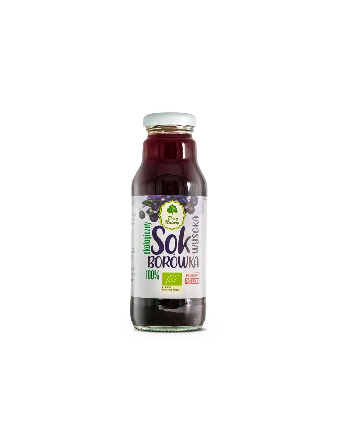 Organski borovničev sok - močan antioksidant, 270 ml