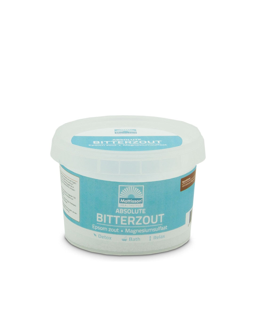 Epsom sol (magnezijev sulfat), 275 g <tc>Mattisson Healthstyle</tc>