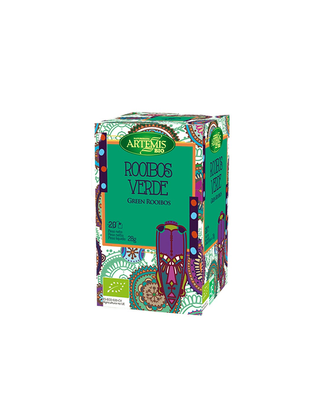 Rooibos zeleni čaj, 28 g