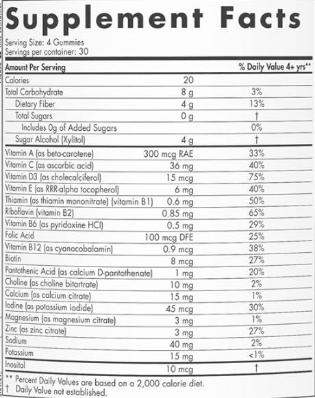 Otroci Multi Gummies | Nič sladkorja - 120 gumij