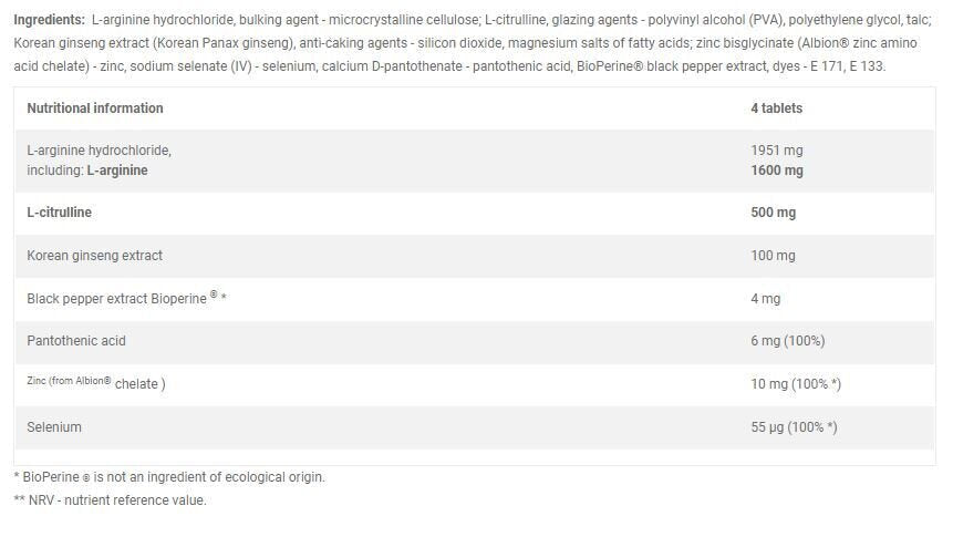 Erekton Fast 8 Tabs OLIMP - Feel You