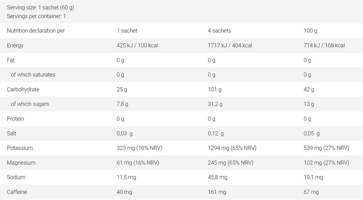 Vitarade | <tc>VITARGO</tc>® Tekoča energija - 60 gramov