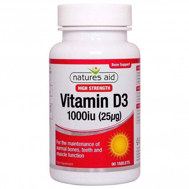 Vitamin D3 (vitamin D3) 1000iu 90 tablete Naturesaid