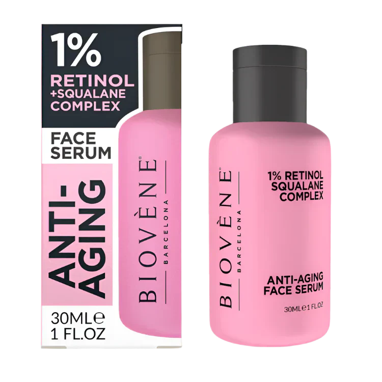 Retinol serum s skvalanom za glajenje gub in finih linij 30 ml