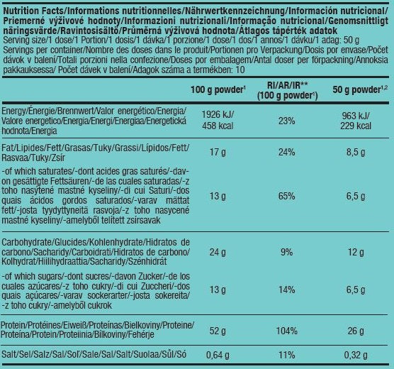 Beljakovinski sladoled - 0,500 kg