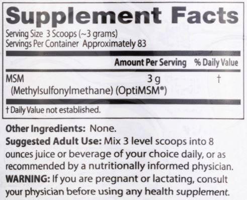 MSM v prahu - 250 gramov