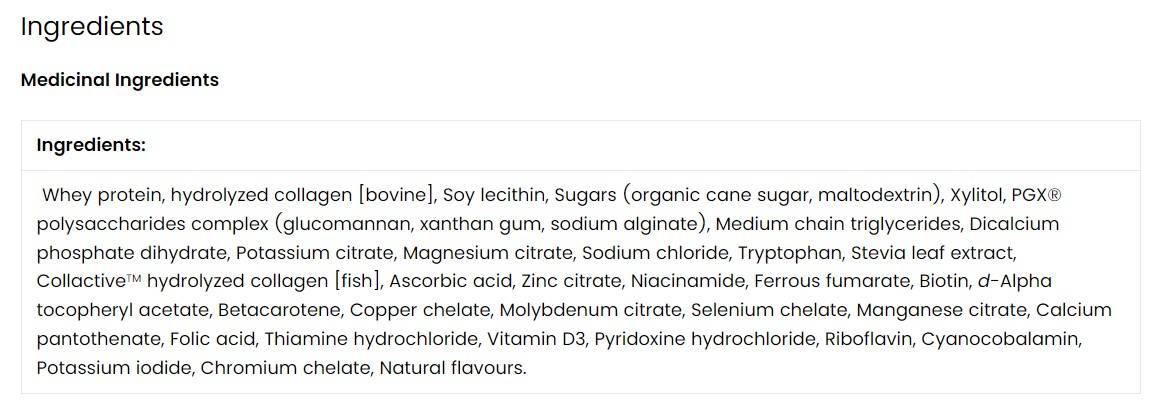 Skupni telesni kolagen | Skupna zamenjava obroka - 855 gramov