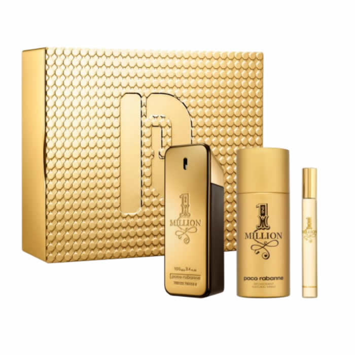 <tc>PACO RABANNE</tc> 1 Million Eau De Toilette Spray 100 ml set 3 kosov
