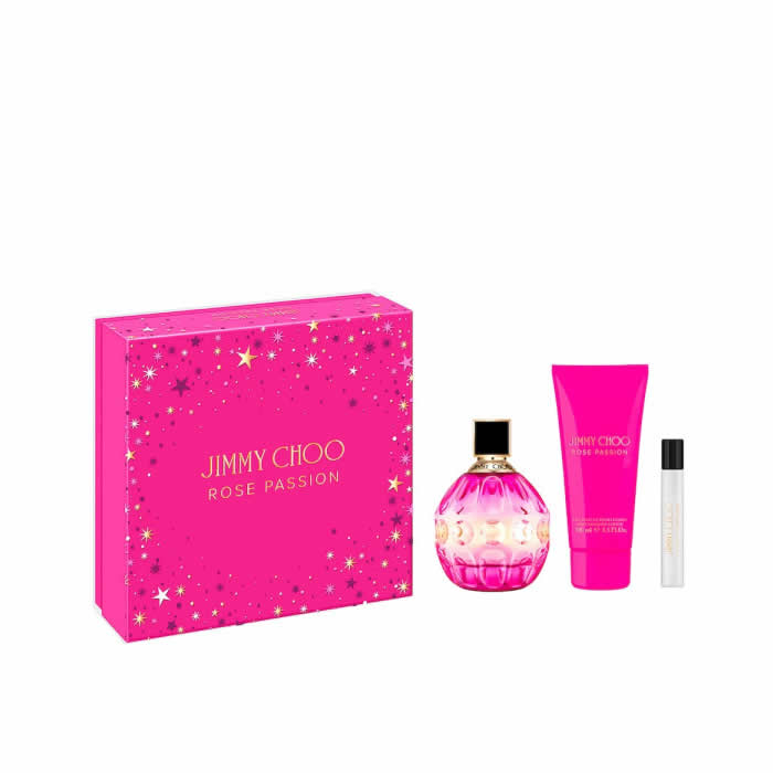 <tc>JIMMY CHOO</tc> Rose Passion Eau De Parfum sprej 100 ml Set 3 kosov