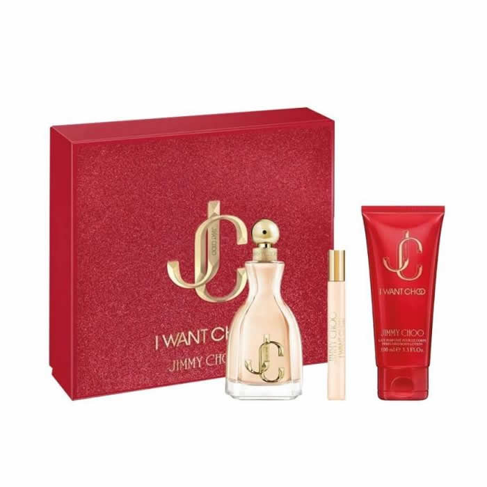 <tc>JIMMY CHOO</tc> I Want Choo parfumska voda v razpršilu 100 ml, 3 kosi