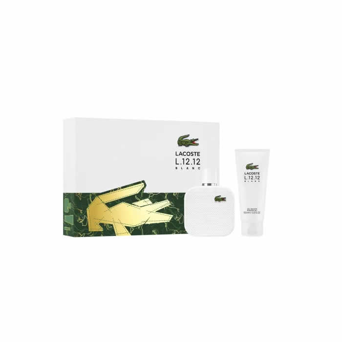 <tc>LACOSTE</tc> L.12.12 Blanc Men Eau De Toilette Spray 100 ml set 2 kosov