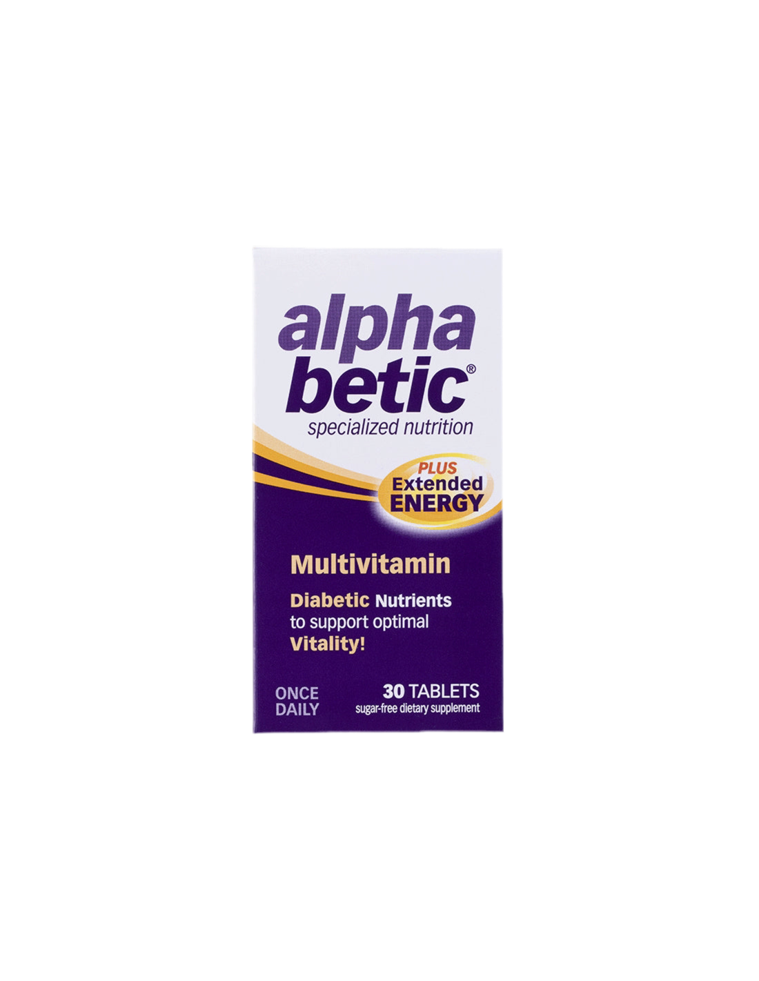 Energiranje multivitaminov za diabetike - Alpha Betic®, 30 tablet