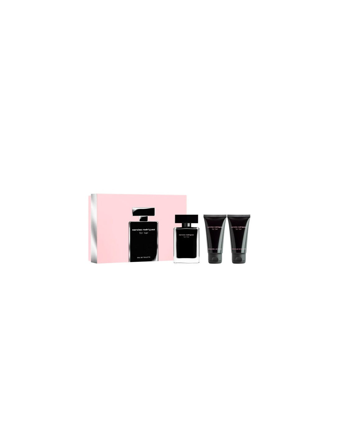 Set <tc>NARCISO RODRIGUEZ</tc> EDT 50ml telo 50ml gel 50ml@