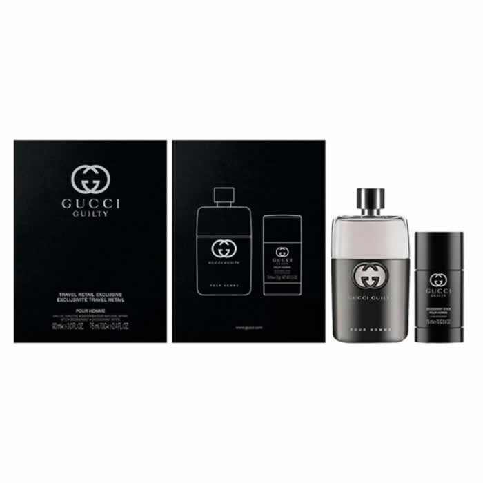 Gucci kriv Homme Eau de toalete Spray 90ml Set 2 kosa