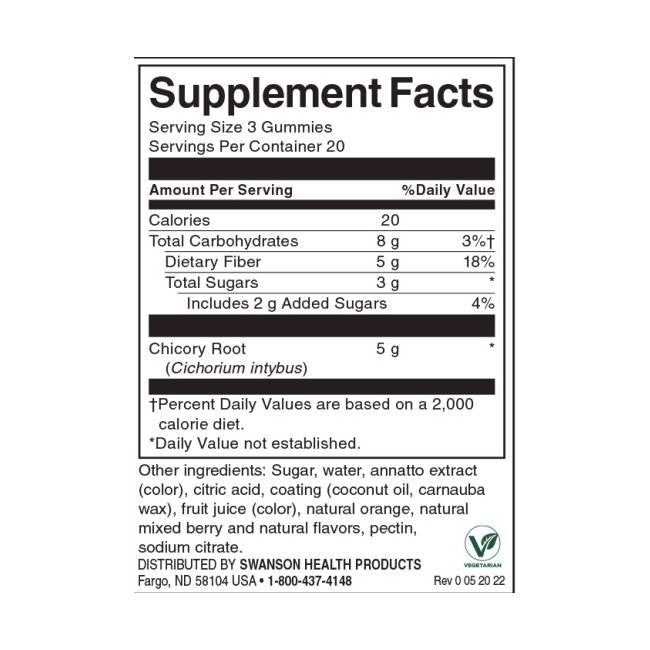 Prebavno zdravje vlaken | s šikornimi 60 železnimi bomboni