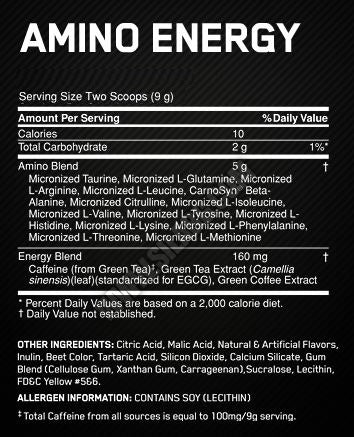 Amino Energy Trial Velikost - 10 serv. / 90 gr.