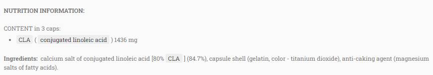 Cla | Konjugirana linolna kislina - 90 mehkih sofgel