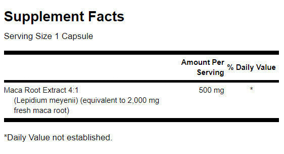 Maca 500 mg - 60 kapsul