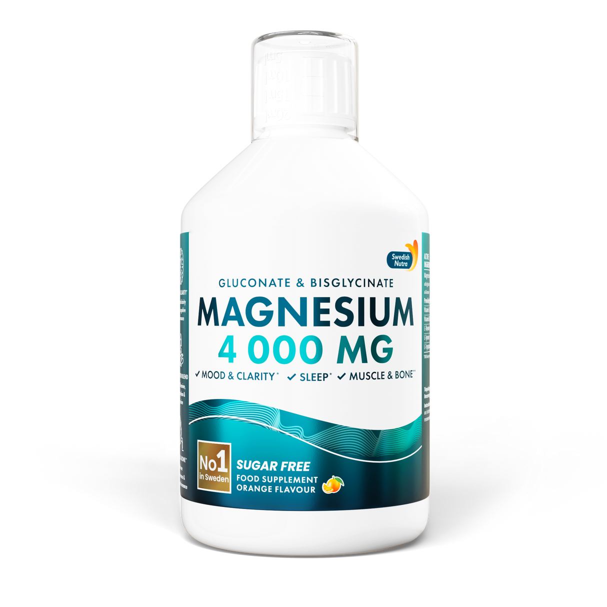 Tekoči magnezij 4000 (bisglicinat in glukonat) | 500 ml