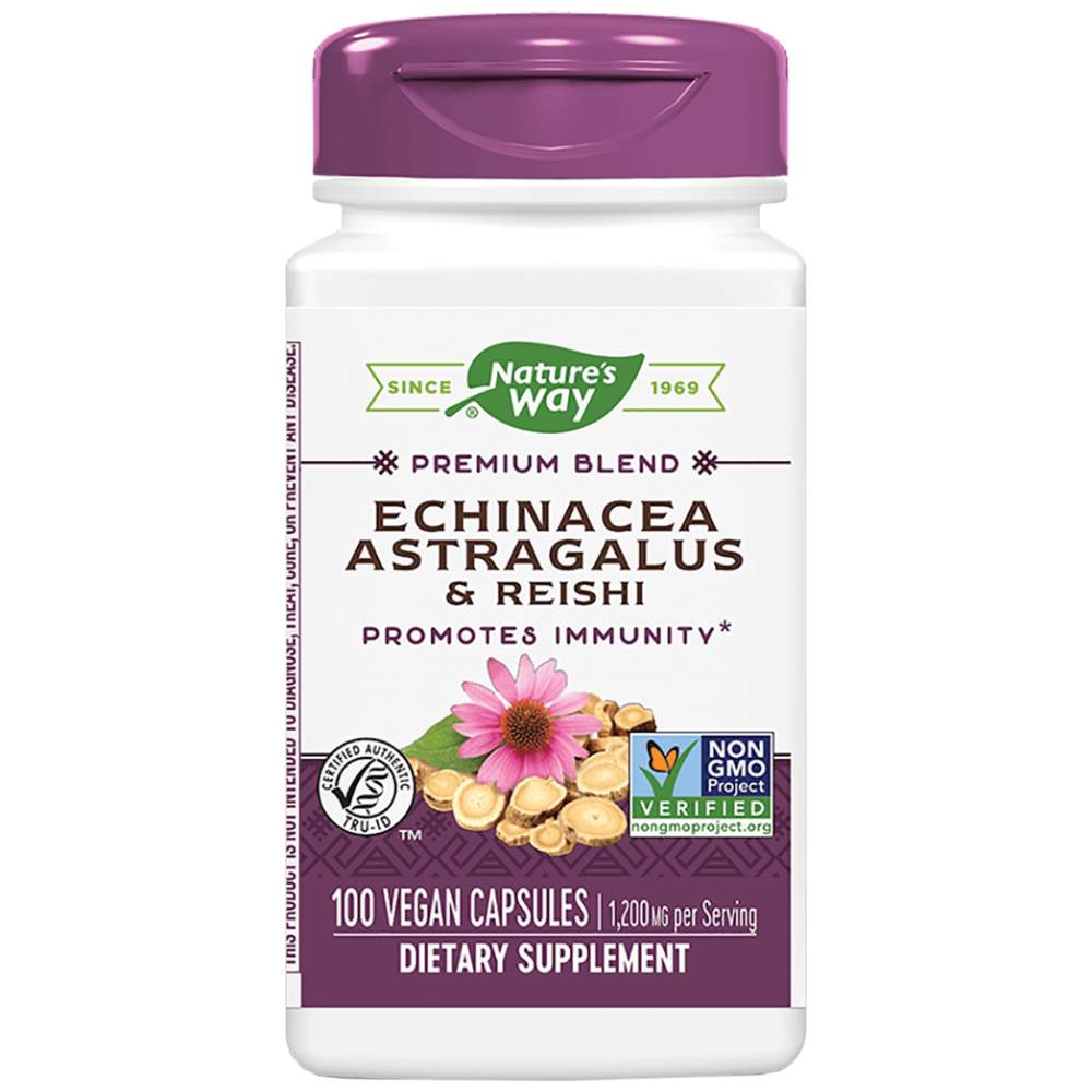 Echinacea & Astragalus & Reishi 400 mg - 100 kapsul