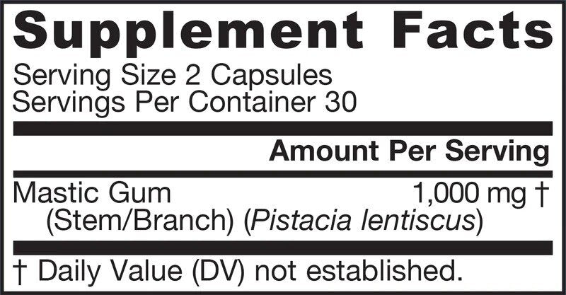 Mastična guma 500 mg - 60 kapsul