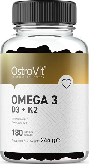 <tc>OstroVit</tc> Omega 3 / D3 + K2 - 180 gel kapsul