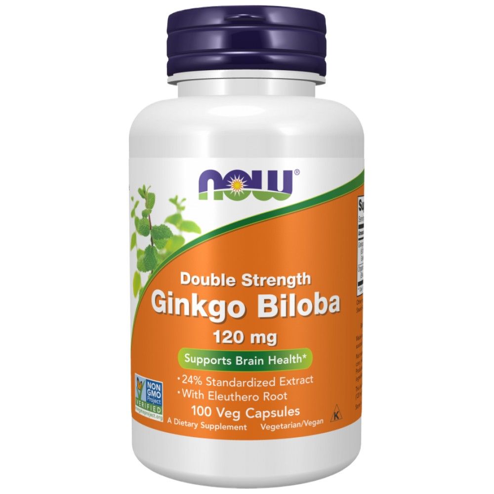 Ginkgo biliba 120 mg / dvojna trdnost - 50 kapsul