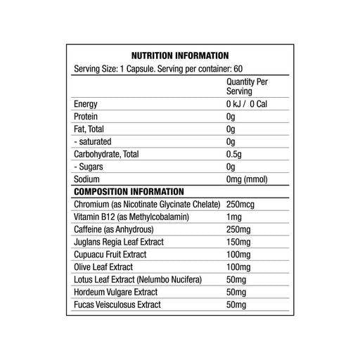 Chaos Cutz | Trdi gorilnik maščob - 60 kapsul