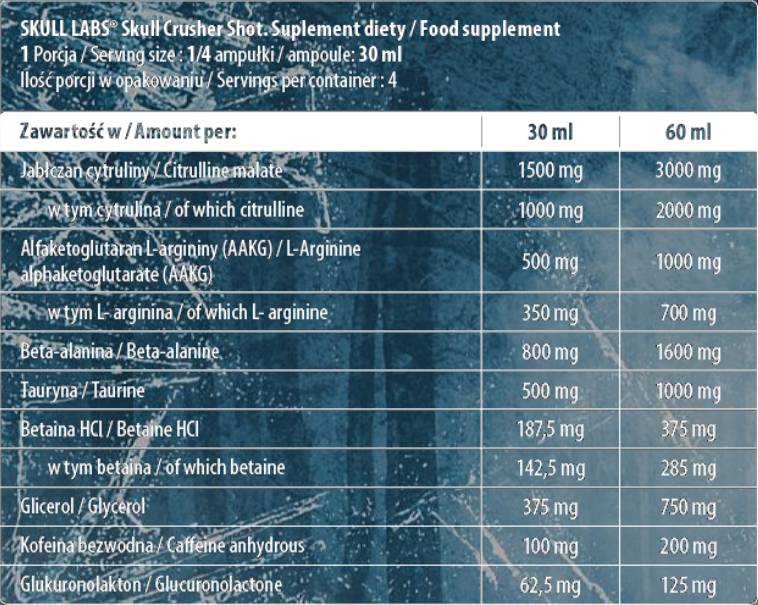 Lobanja z drobilnikom / pred vadbo - 120 ml