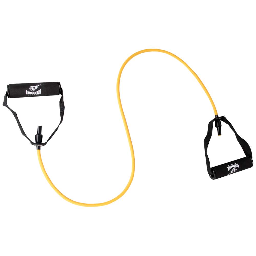 Fitnes pas z ročaji - 5 kg (rumena) / fitnes pas z prijemi - 5 kg