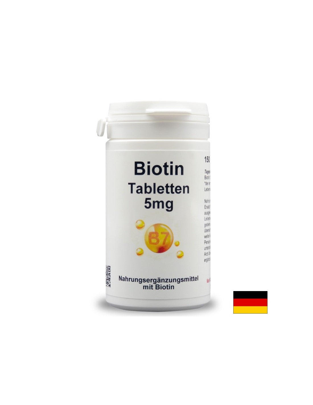 Lasje, koža in nohti - biotin, 5 mg x 150 tablet