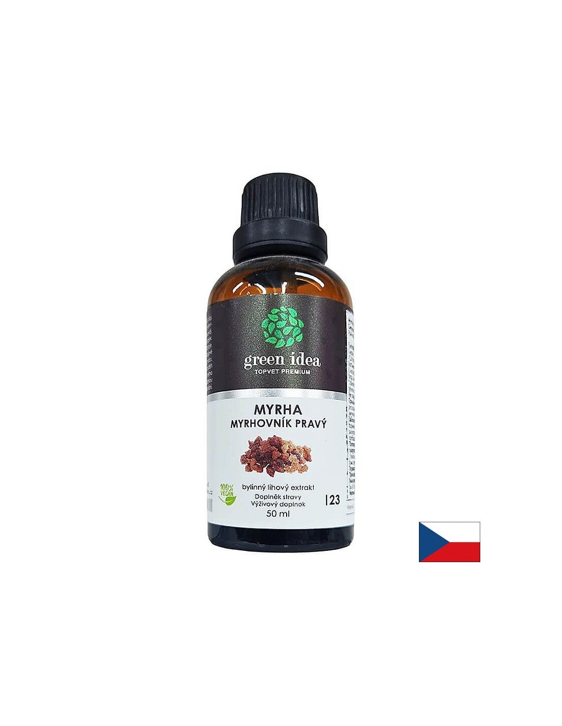 Imunost in zdravo srce - mirrh (smola) + vitamin C, 50 ml tinkture