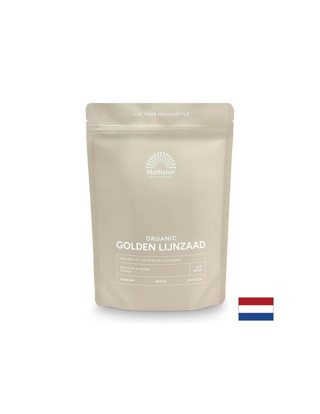 Zlate lanene seme (surove) organske, 500 g