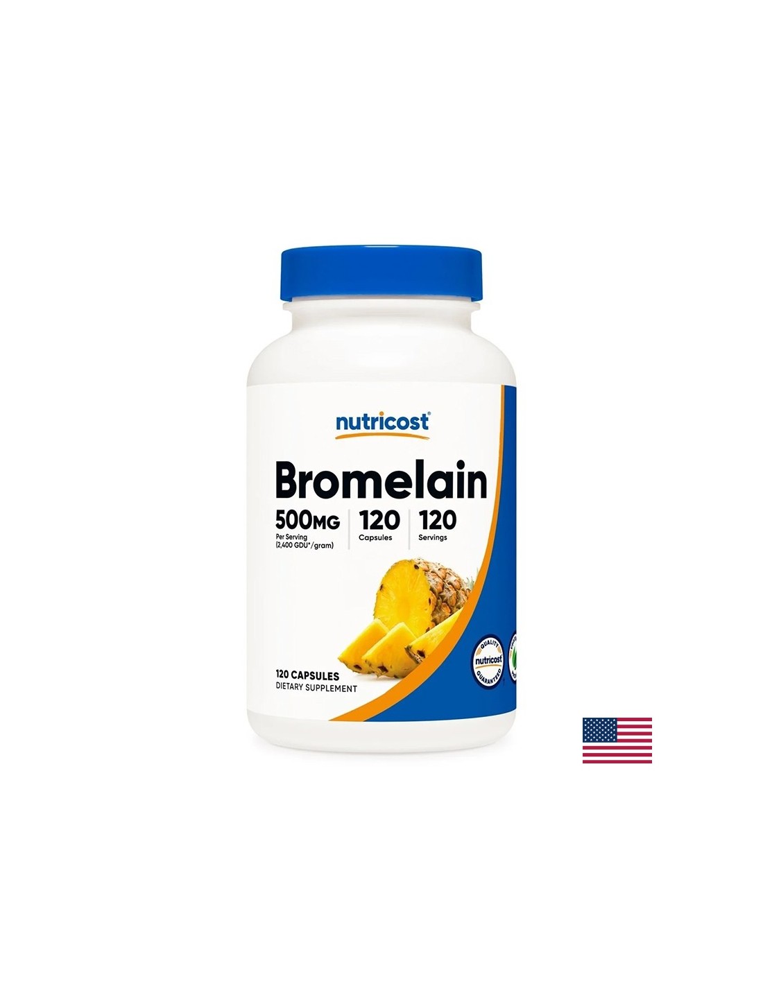 Dobra prebava - bromelain, 500 mg x 120 kapsul