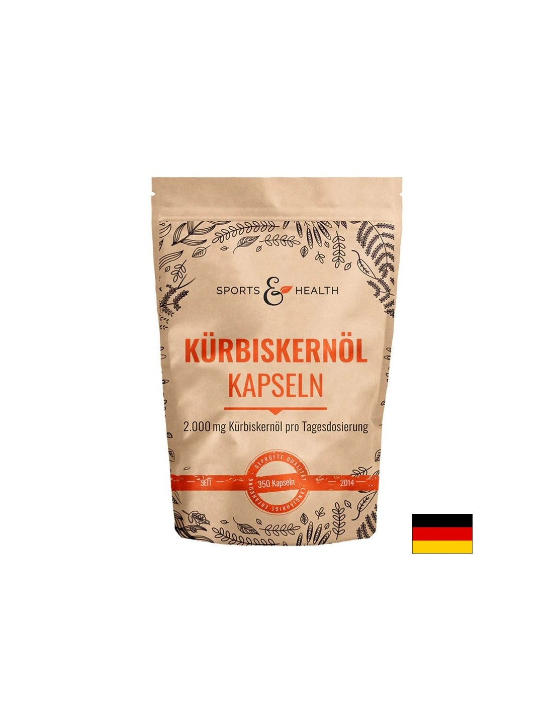 Prostata in sečil trakt - olje buče, 500 mg x 350 kapsul