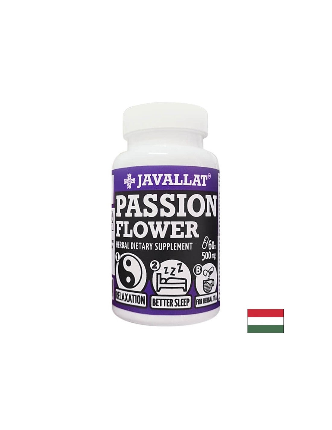 Stres in nespečnost - Passionflower, 500 mg x 60 kapsul