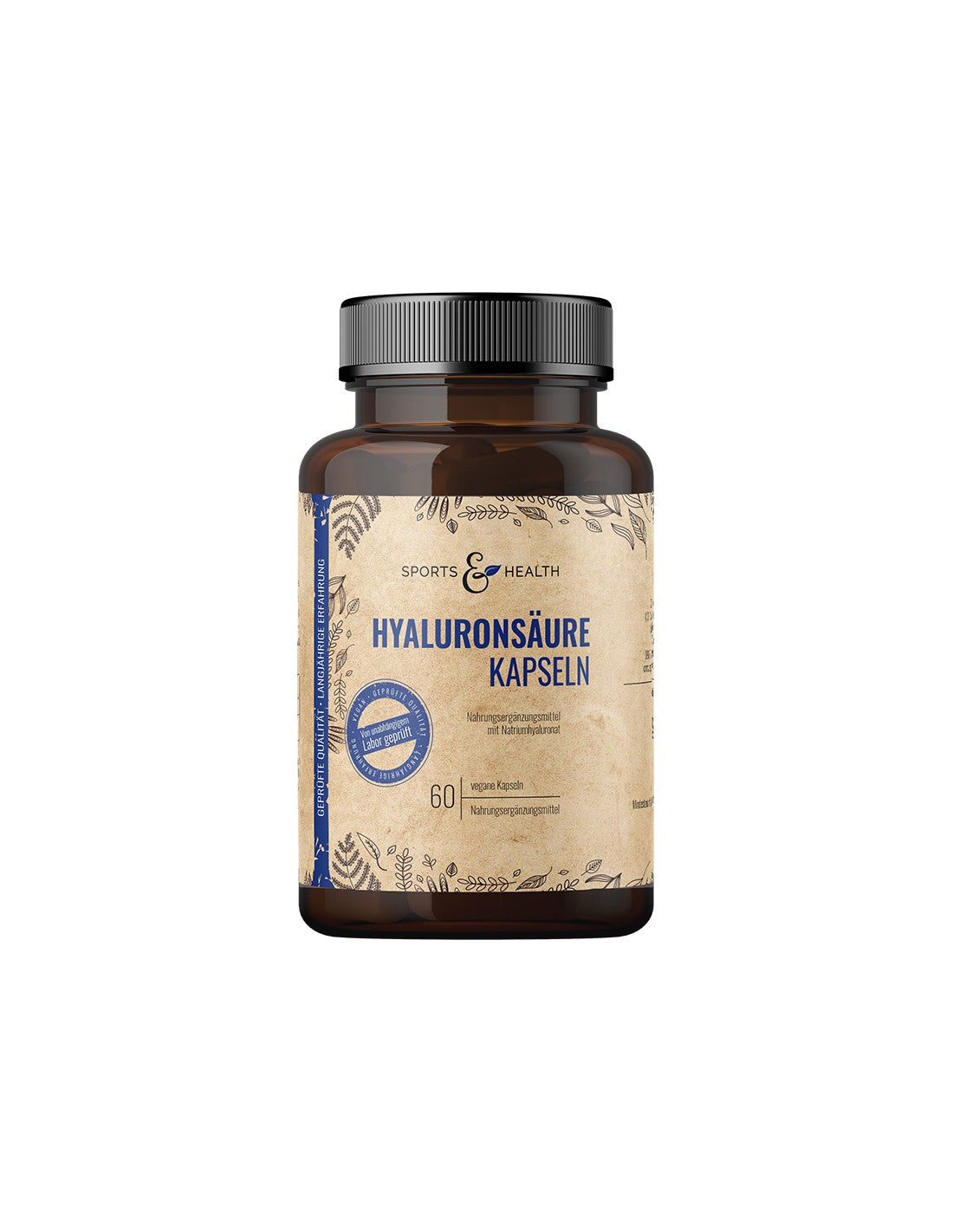 Lasje in koža - Hialuronska kislina 500 mg, 60 kapsul <tc>Sports & Health Solutions</tc>